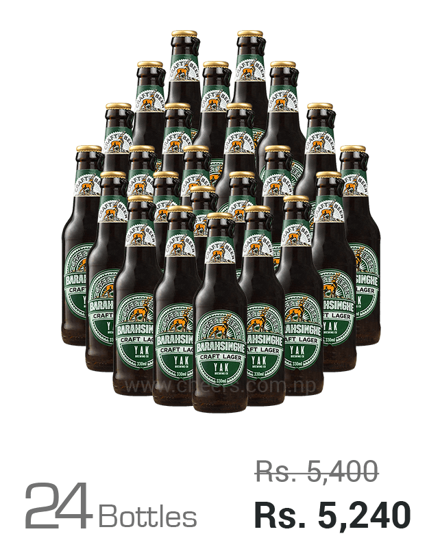 Barahsinghe Craft Lager 330ML x 24 Bottles