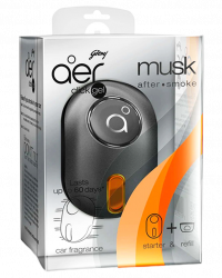 Godrej Aer Click Gel Musk After Smoke (Device + Refill 10G)