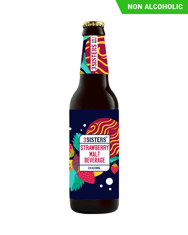 3 Sisters Strawberry Malt Beverage 330ML