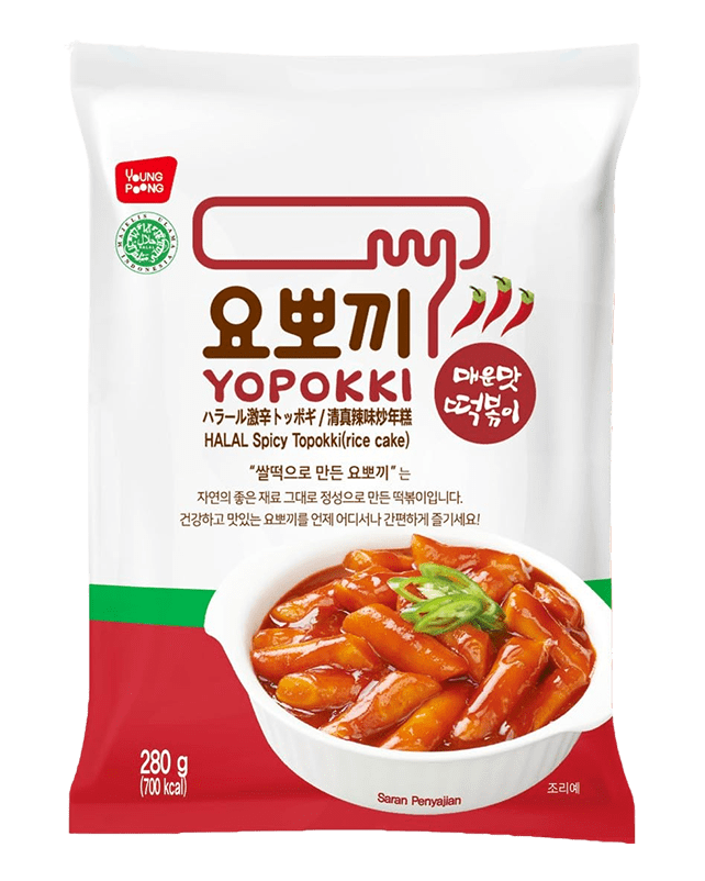 Yopokki Spicy Topokki (Rice Cake) 240G Yopokki Spicy Topokki (Rice Cake) 240G