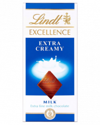 Lindt Excellence Extra Creamy Milk Chocolate 100G