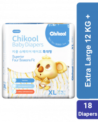 Chikool Superior Baby Tape Diaper XL 18's