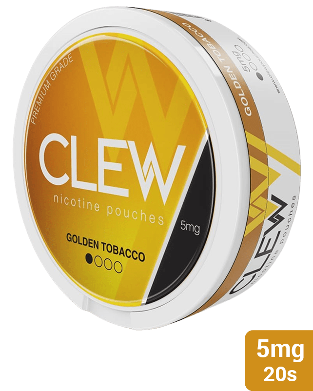 CLEW Nicotine Pouch Golden Tobacco 5mg