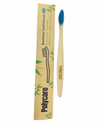 Polycare Bamboo Toothbrush Soft Blue