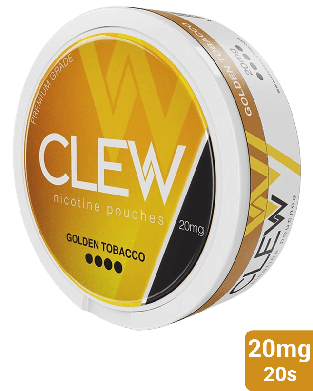 CLEW Nicotine Pouch Golden Tobacco 20mg