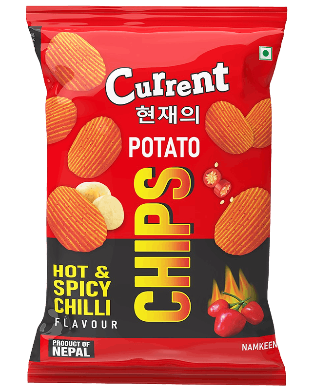 Current Potato Chips Hot & Spicy Chilli 45G