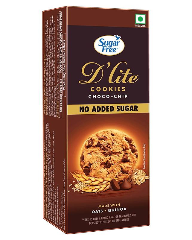 Sugar Free D'Lite Cookies Choco Chip 150G