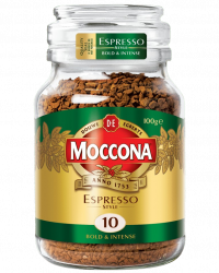 Moccona Espresso Style 10 Bold & Intense Instant Coffee 100G