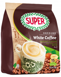 Super White Coffee 3-in-1 Hazelnut 540G (36G x 15's)