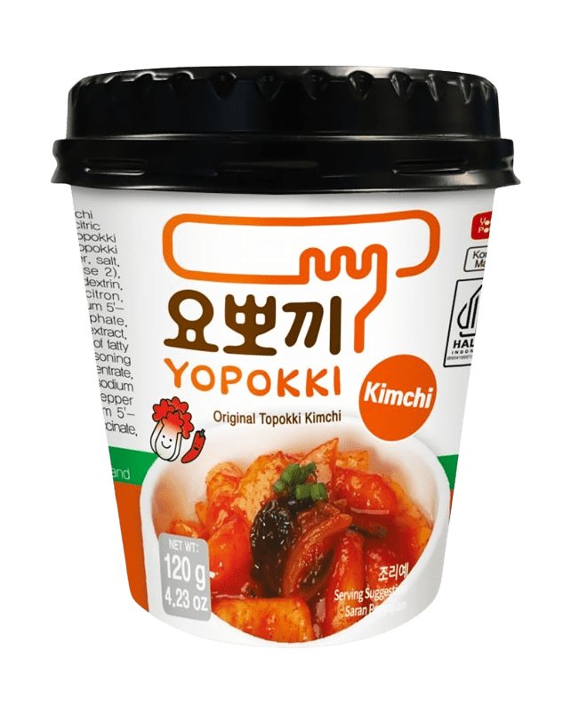 Yopokki Original Kimchi Topokki (Rice Cake) 120G Cup Yopokki Original Kimchi Topokki (Rice Cake) 120G Cup