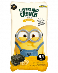 Laverland Crunch Cheese Seaweed 40.5G (4.5G x 9's)
