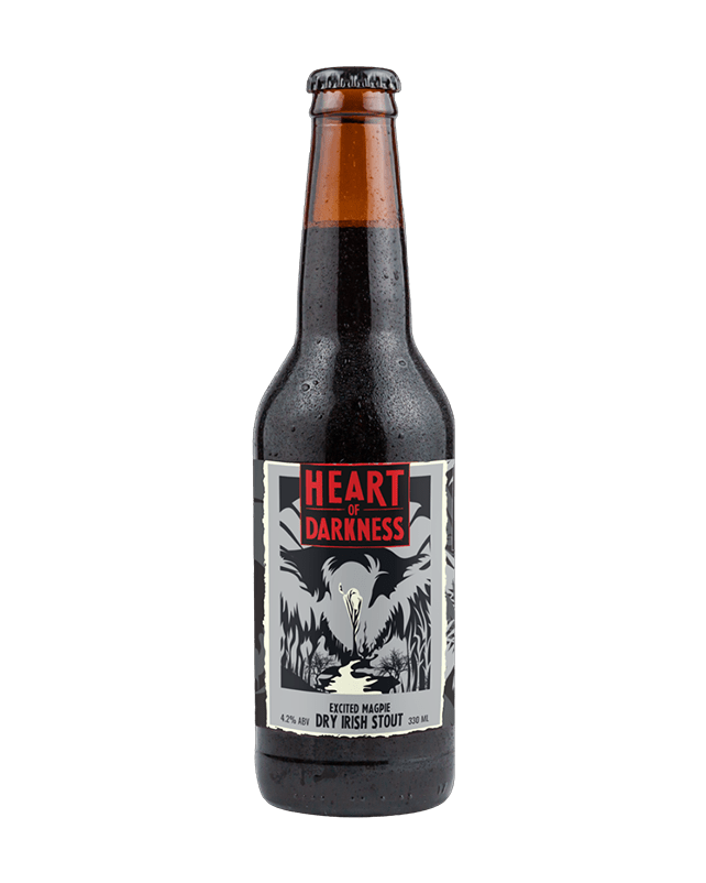 Heart of Darkness Excited Magpie Dry Irish Stout 330ML