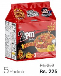 2PM 2X Spicy Akabare Chicken Noodles 100G x 5 Packets