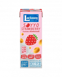 Lactasoy Soyyo Strawberry Soymilk 180ML