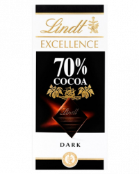 Lindt Excellence 70% Cocoa Intense Dark 100G