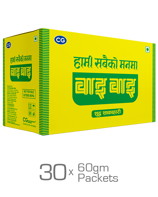 Wai Wai Veg Masala Flavour Noodles 60G x 30 Packets