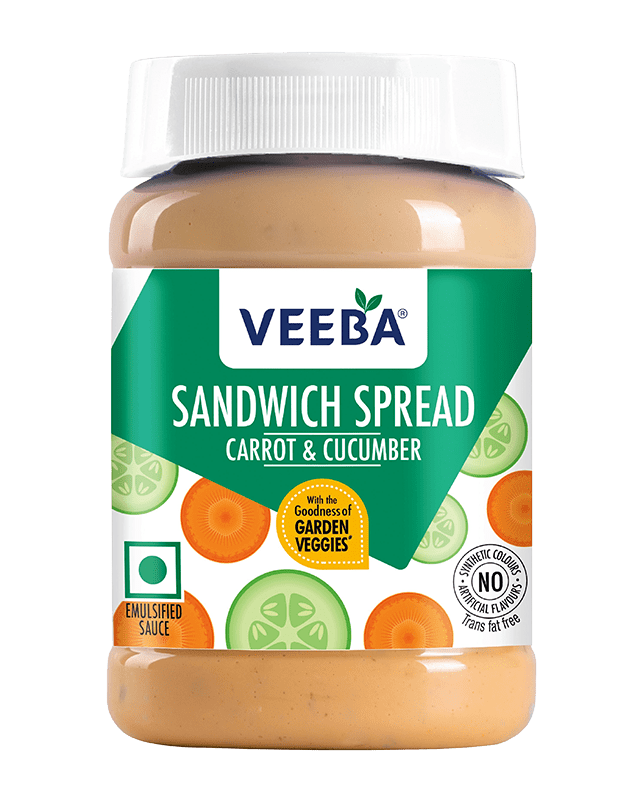 Veeba Sandwich Spread Carrot & Cucumber 250G Veeba Sandwich Spread Carrot & Cucumber 250G