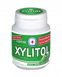 Lotte Xylitol Lime Mint Chewing Gum 55.1G