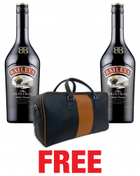 Baileys Irish Cream 1L x 2 Bottles + 1 Duffel Bag Free