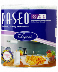 Paseo Elegant Kitchen Towel 2Ply 2 Rolls 60's