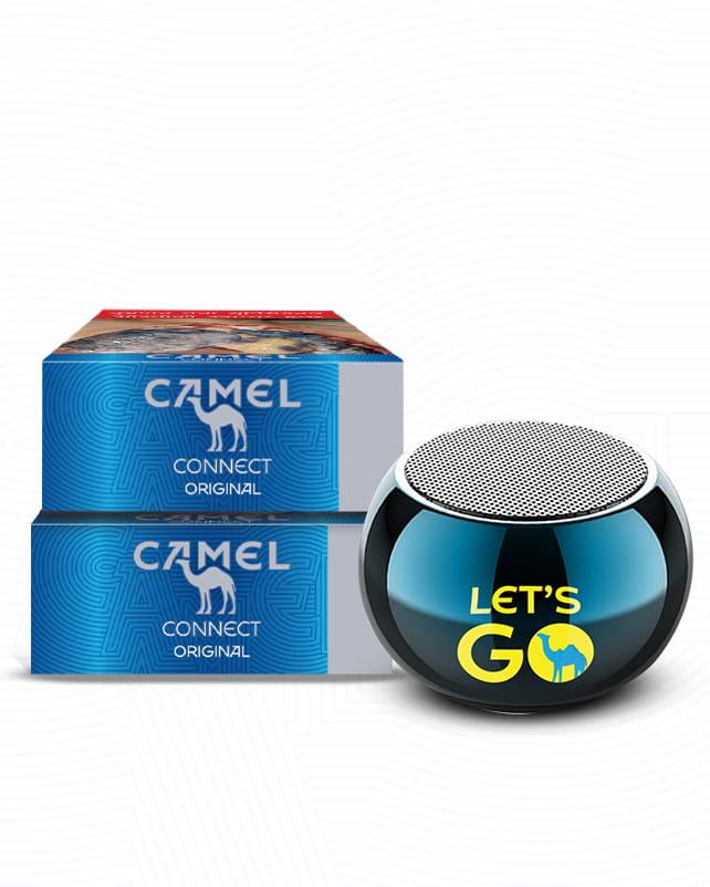 Camel Original 5 Packs with 1 Bluetooth Speaker