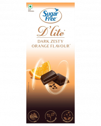 Sugar Free D'Lite Zesty Orange Flavour 50% Dark Chocolate 80G