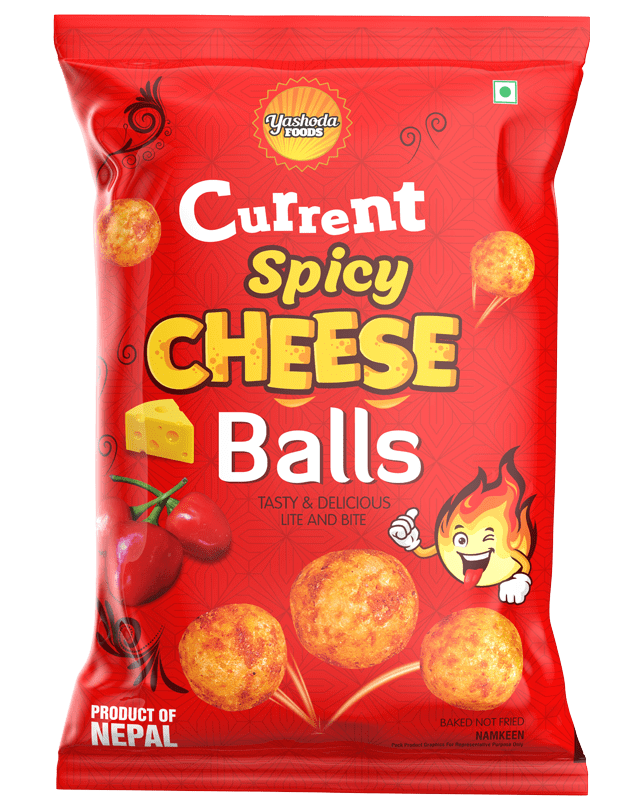 Current Cheese Balls Spicy 60G
