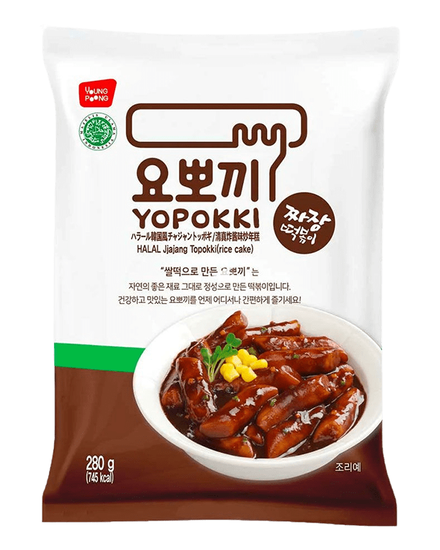 Yopokki Jjajang Topokki (Rice Cake) 240G Yopokki Jjajang Topokki (Rice Cake) 240G