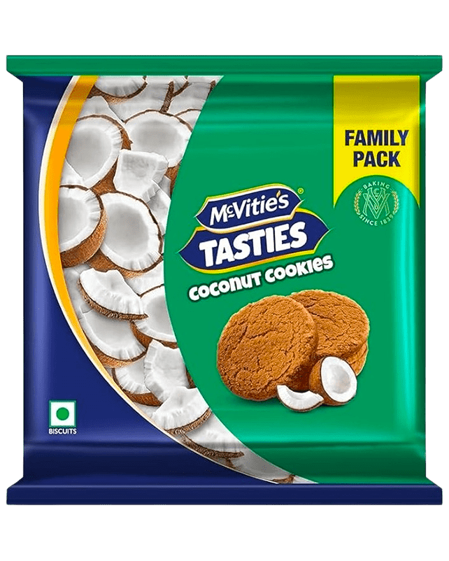 McVities Tasties Coconut Cookies 528G (66G x 8's) McVities Tasties Coconut Cookies 528G (66G x 8's)