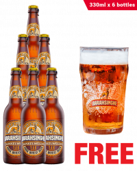 Barahsinghe Dunkelweizen 330ML x 6 Bottles + 1 Glass Free