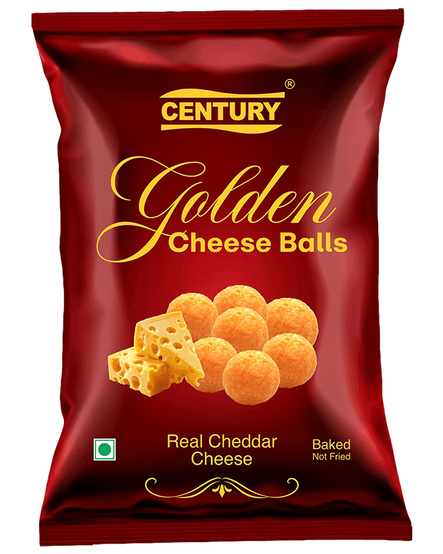 Century Cheese Balls Golden 55G
