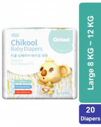 Chikool Superior Baby Tape Diaper Large 20's
