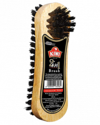 Kiwi Leather 2-In-1 Shoe Shine Brush