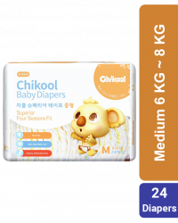 Chikool Superior Baby Tape Diaper Medium 24's