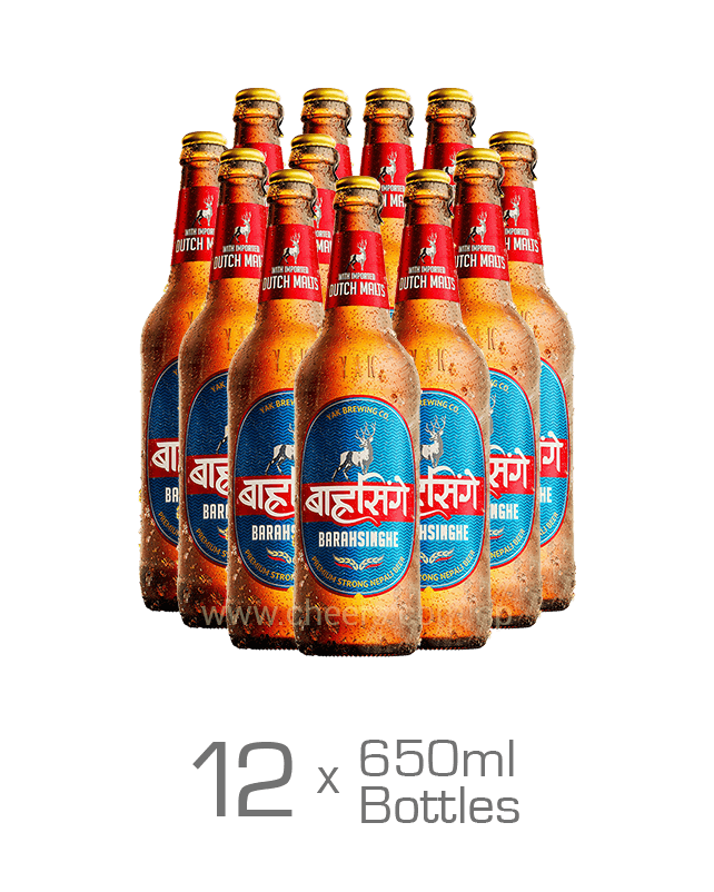 Barahsinghe Super Strong 650ML (Red) x 12 Bottles