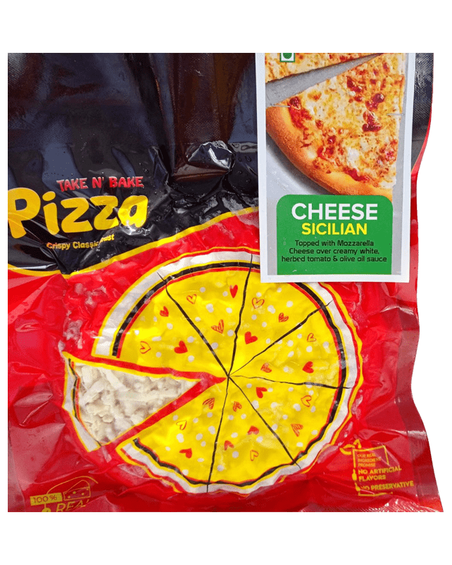Eatts Sicilian Cheese Pizza 275G Eatts Sicilian Cheese Pizza 275G