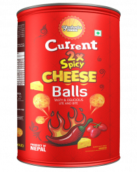 Current 2x Spicy Cheese Balls 125G Can