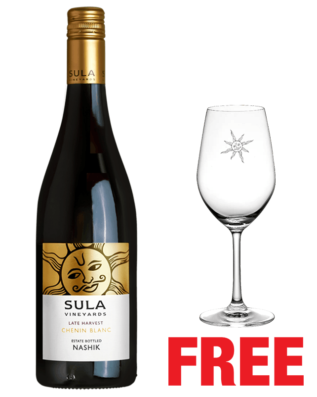 Sula Chenin Blanc Late Harvest 750ML + 1 Wine Glass Free